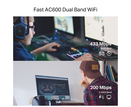 Мережева карта Wi-Fi TP-Link Archer T2E (ARCHER-T2E), зображення 5