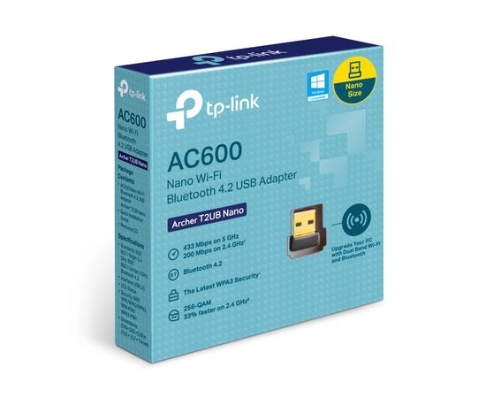 Мережева карта Wi-Fi TP-Link Archer T2UB nano (ARCHER-T2UB-NANO), зображення 2