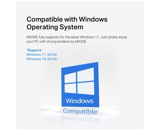 Мережева карта Wi-Fi Mercusys MA30E, зображення 5