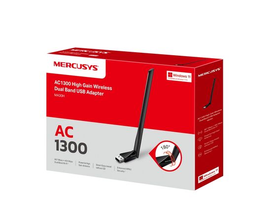 Мережева карта Wi-Fi Mercusys MA30H, зображення 3