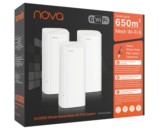 Точка доступу Wi-Fi Tenda MX12-KIT-3, зображення 7