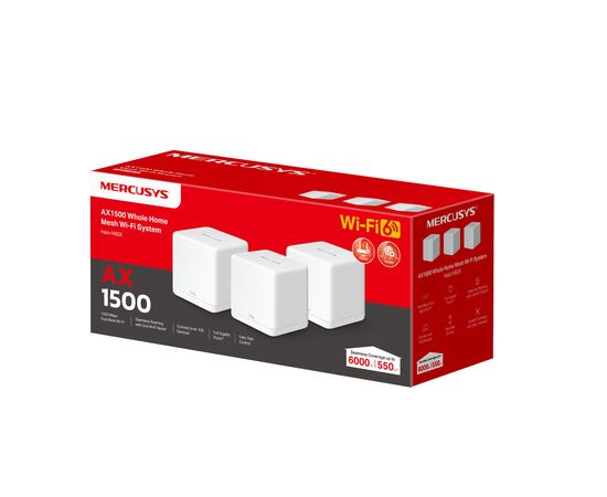 Точка доступу Wi-Fi Mercusys HALO-H60X-3-PACK, зображення 3