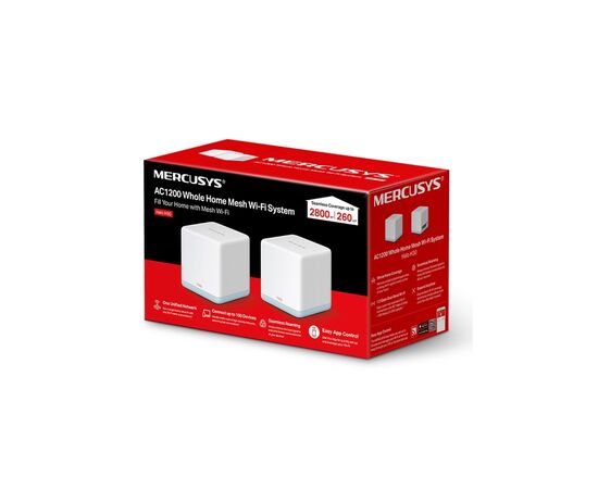 Точка доступа Wi-Fi Mercusys HALO-H30-2-PACK, изображение 3