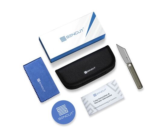 Нож Sencut Aetheris, Darkwash, чорний G10 (S24095-3), изображение 8