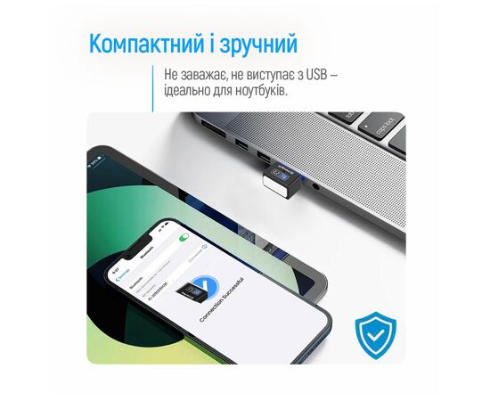 Bluetooth-адаптер ColorWay BT 5.3 (CW-AD-BT53), зображення 12