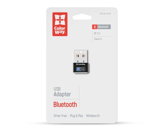 Bluetooth-адаптер ColorWay BT 5.3 (CW-AD-BT53), зображення 4