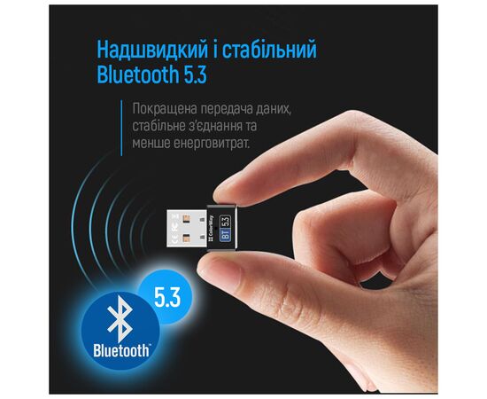 Bluetooth-адаптер ColorWay BT 5.3 (CW-AD-BT53), зображення 7