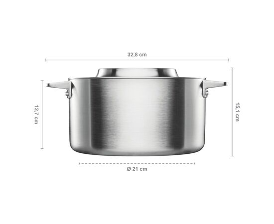 Каструля Fiskars Norden без покриття 5 л (1067640), зображення 7