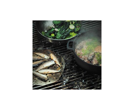 Кастрюля Fiskars Norden Grill з кришкою чавунна 6 л (1066430), изображение 11