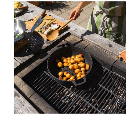 Кастрюля Fiskars Norden Grill з кришкою чавунна 6 л (1066430), изображение 9