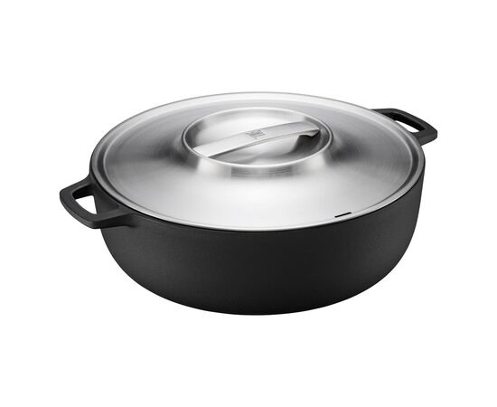 Кастрюля Fiskars Norden Grill з кришкою чавунна 6 л (1066430)