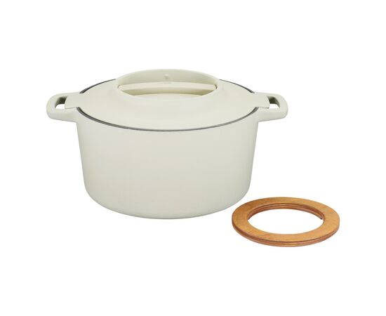 Кастрюля Fiskars Norden Limited Colour Edition чавунна 4 л колір береза (1071127), изображение 4