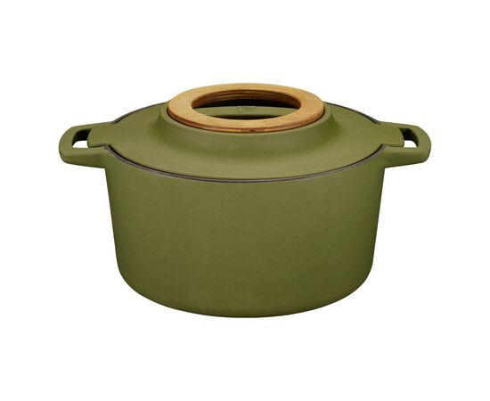 Каструля Fiskars Norden Limited Colour Edition чавунна 4 л колір кропива (1071128)