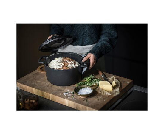 Каструля Fiskars Norden чавунна 6 л чорна (1026566), зображення 7