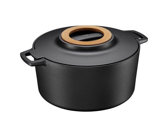 Каструля Fiskars Norden чавунна 6 л чорна (1026566)