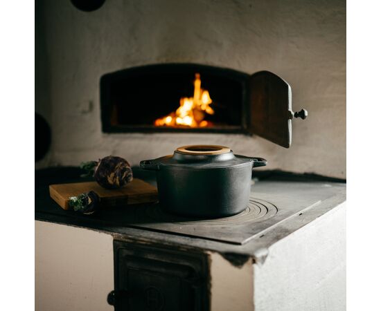 Кастрюля Fiskars Norden чавунна 4 л чорна (1026565), изображение 10