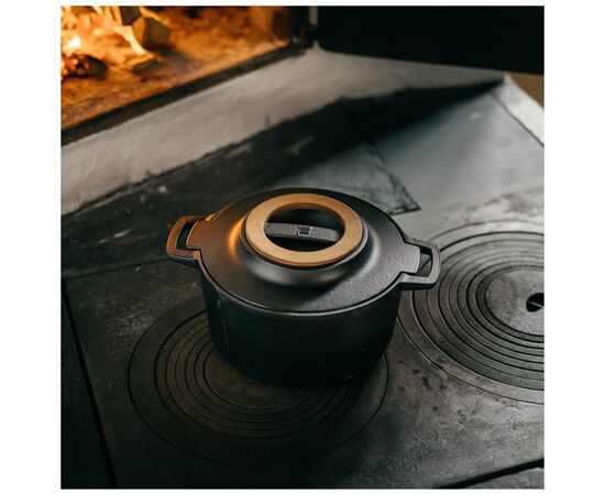 Кастрюля Fiskars Norden чавунна 4 л чорна (1026565), изображение 11