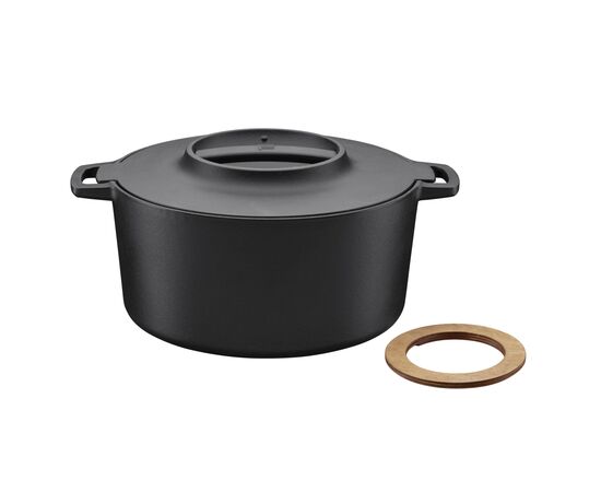 Кастрюля Fiskars Norden чавунна 4 л чорна (1026565), изображение 4