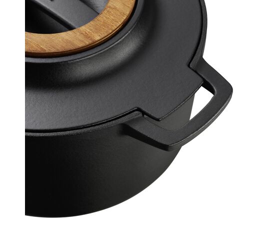 Кастрюля Fiskars Norden чавунна 4 л чорна (1026565), изображение 6
