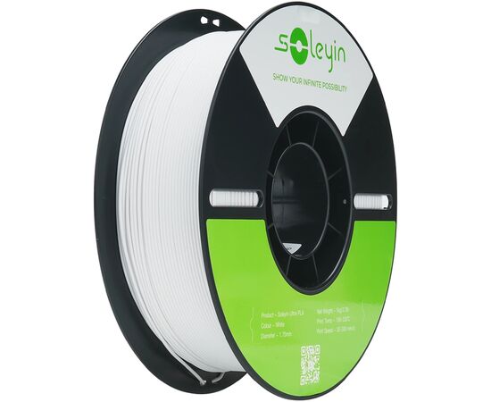 Пластик для 3D-принтера Creality Soleyin PLA ULTRA 1кг, 1.75мм, white (3301010609)