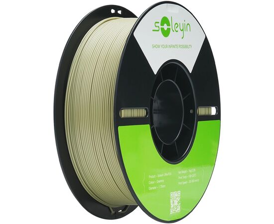Пластик для 3D-принтера Creality Soleyin PLA ULTRA 1кг, 1.75мм, green (3301010604)