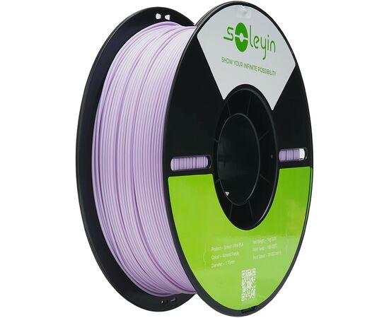 Пластик для 3D-принтера Creality Soleyin PLA ULTRA 1кг, 1.75мм, purple almond (3301010600)