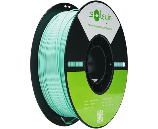 Пластик для 3D-принтера Creality Soleyin PLA ULTRA 1кг, 1.75мм, green light (3301010603)