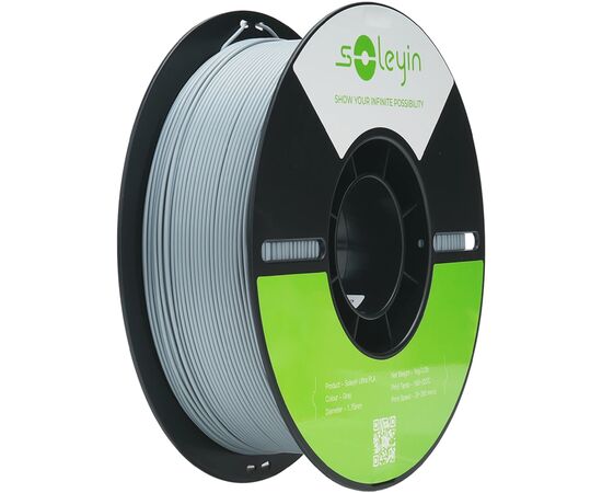 Пластик для 3D-принтера Creality Soleyin PLA ULTRA 1кг, 1.75мм, gray (3301010606)