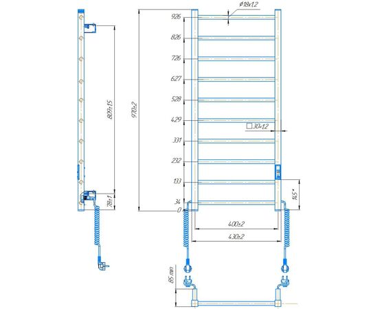 Сушарка для рушників Hygge Family Leeds (6.1.0803.06.BM), зображення 5