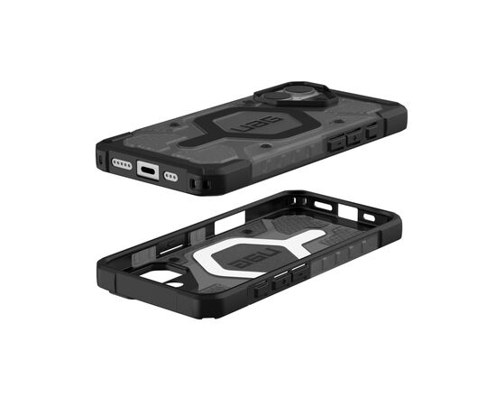 Чехол для мобильного телефона UAG iPhone 17 Pathfinder Clear MagSafe Ash/Black (114553113140), изображение 7