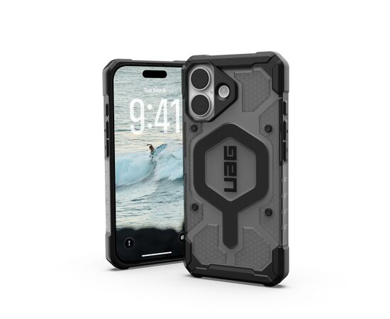 Чехол для мобильного телефона UAG iPhone 17 Pathfinder Clear MagSafe Ash/Black (114553113140), изображение 8