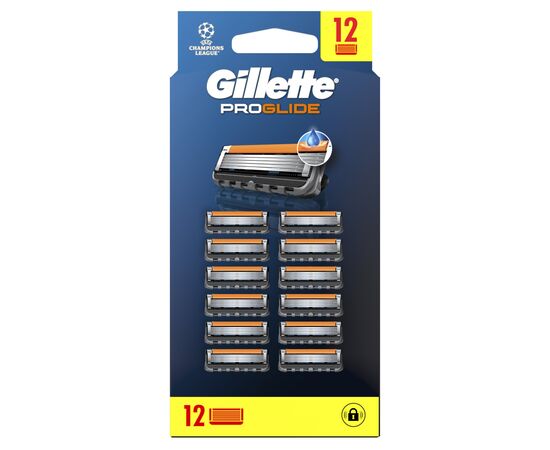Сменные кассеты Gillette Fusion ProGlide 12 шт. (7702018440894), изображение 2