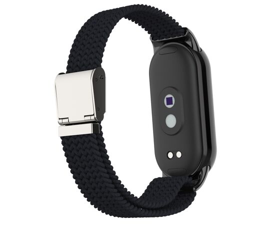 Ремінець до фітнес браслета Armorstandart Braided Solo Loop для Xiaomi Smart Band 10/9/8 Black (ARM86879), зображення 3