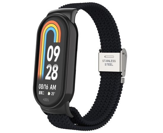 Ремінець до фітнес браслета Armorstandart Braided Solo Loop для Xiaomi Smart Band 10/9/8 Black (ARM86879)