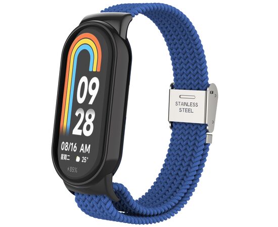 Ремешок для фитнес браслета Armorstandart Braided Solo Loop для Xiaomi Smart Band 10/9/8 Blue (ARM86880)