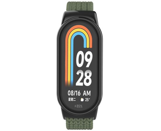 Ремінець до фітнес браслета Armorstandart Braided Solo Loop для Xiaomi Smart Band 10/9/8 Khaki (ARM86882), зображення 2