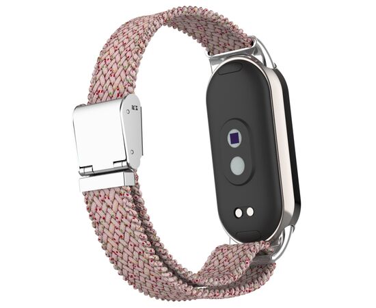 Ремешок для фитнес браслета Armorstandart Braided Solo Loop для Xiaomi Smart Band 10/9/8 Starlight Pink (ARM86885), изображение 3