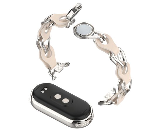 Ремешок для фитнес браслета Armorstandart Chain Wristband для Xiaomi Smart Band 10/9/8 Beige (ARM86886), изображение 3