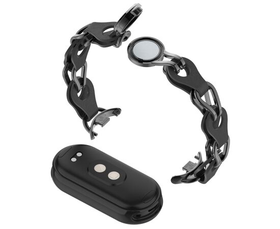Ремешок для фитнес браслета Armorstandart Chain Wristband для Xiaomi Smart Band 10/9/8 Black (ARM86887), изображение 3