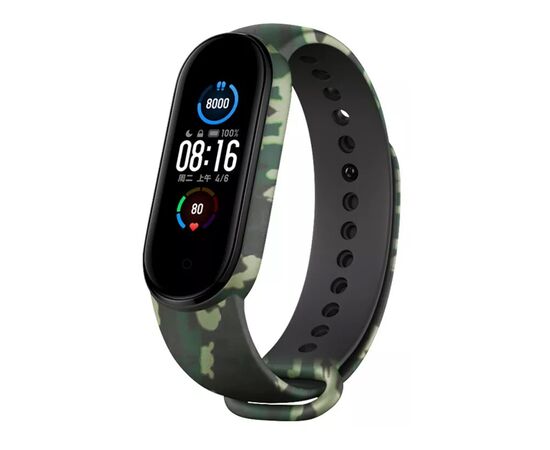 Ремінець до фітнес браслета Armorstandart для Xiaomi Mi Band 7/6/5 New Style Khaki Green (ARM80991)