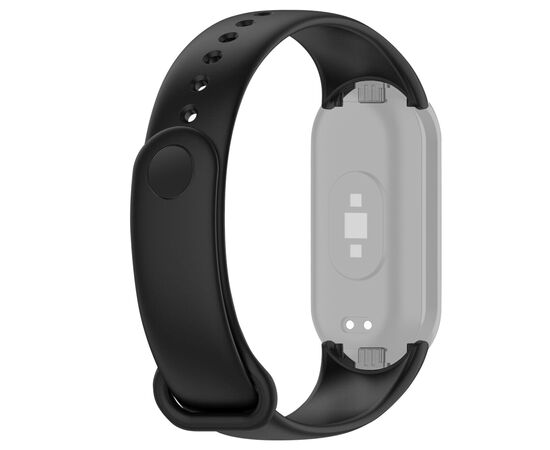 Ремешок для фитнес браслета Armorstandart для Xiaomi Smart Band 10/9/8 Black (ARM86906), изображение 2