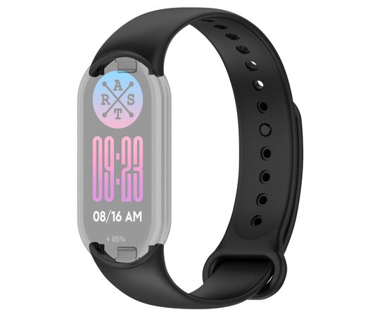 Ремешок для фитнес браслета Armorstandart для Xiaomi Smart Band 10/9/8 Black (ARM86906)
