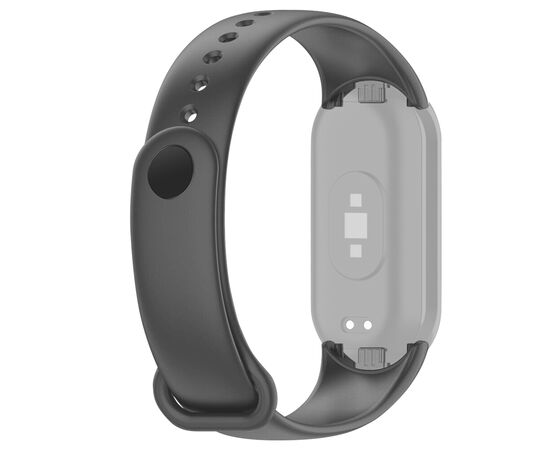 Ремінець до фітнес браслета Armorstandart для Xiaomi Smart Band 10/9/8 Platinum Grey (ARM86912), зображення 2