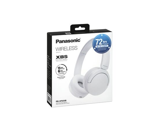Наушники Panasonic RB-HF630B White (RB-HF630BE-W), изображение 9