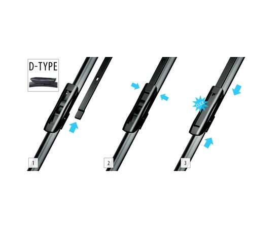 Щетка стеклоочистителя OXIMO 650+550мм (WD350450), изображение 3