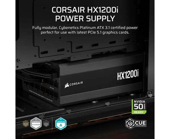 Блок питания Corsair 1200W HX1200i (CP-9020307-EU), изображение 6