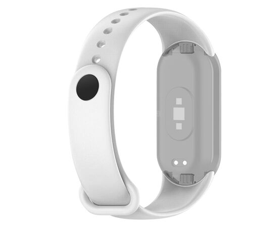 Ремінець до фітнес браслета Armorstandart для Xiaomi Smart Band 10/9/8 White (ARM86916), зображення 2