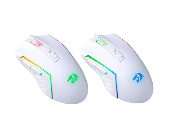 Мишка Redragon Trident Wireless White (71864), зображення 4
