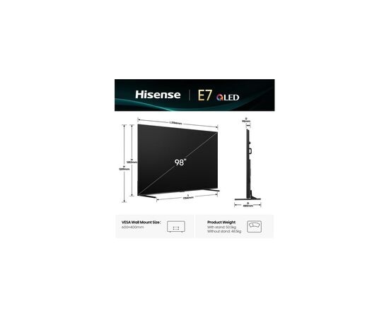 Телевизор Hisense 98E7Q, изображение 11