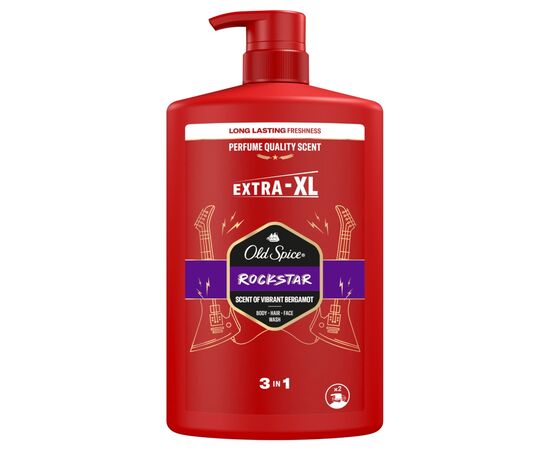 Гель для душа Old Spice 3-в-1 Rockstar 1000 мл (8006530074001)